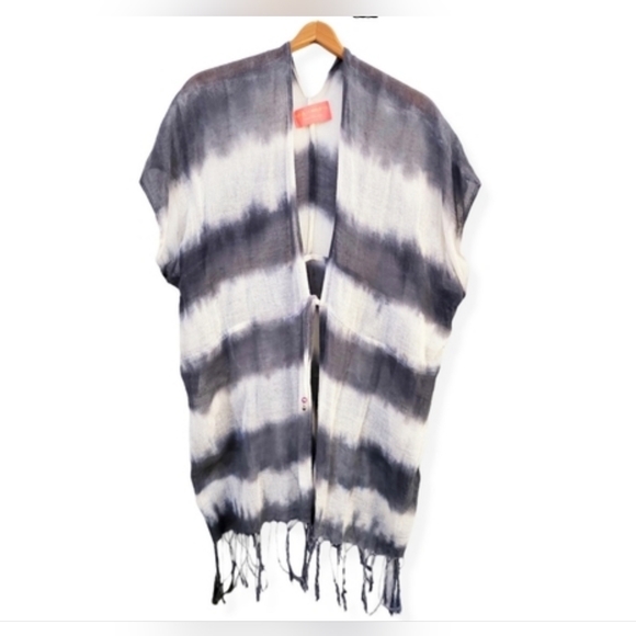 ๐ฟMuche Et Muchette Women's Boho Fringe Coverup - Picture 3 of 14